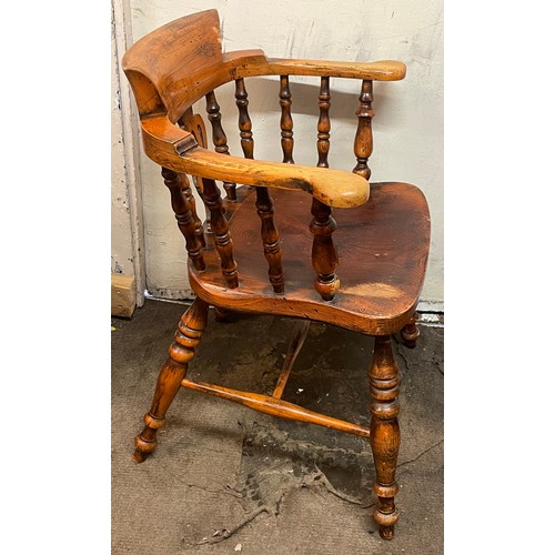 41 - Antique Smokers  Bow Chair.