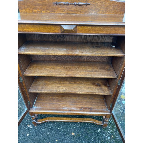 51 - Antique Glazed Bookcase.