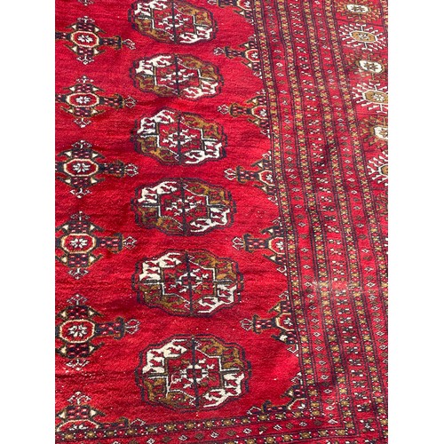 84 - Large Decorative Hand Tied Ground Rug. 360 x 245 cms