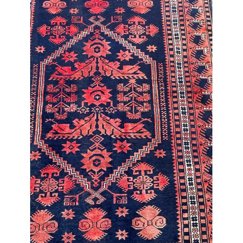 86 - Decorative Ground Rug 158 x 116 cms