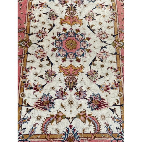 88 - Hand Made Tabriz Rug 120 x 70 cms