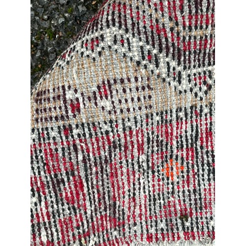 85A - Decorative Hand Tied Ground Runner. 196 x 41 cms