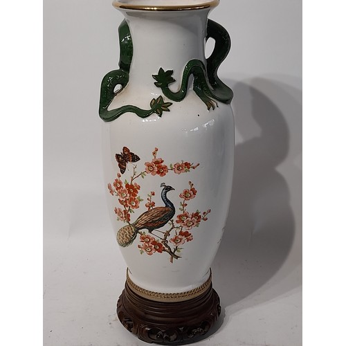 6 - Oriental Ceramic Vase  38cm high