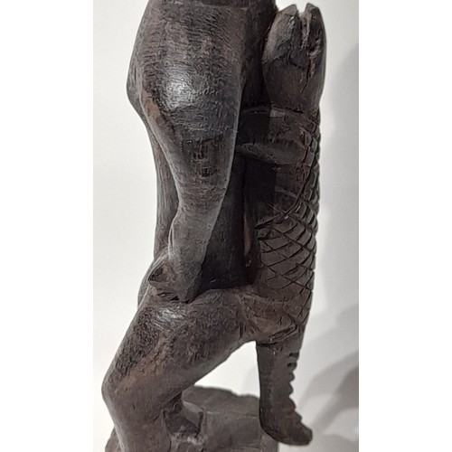 27 - Vintage Tribal Art Figure  34cm