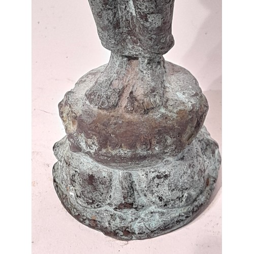 29 - Vintage bronze figure of shiva 24cm