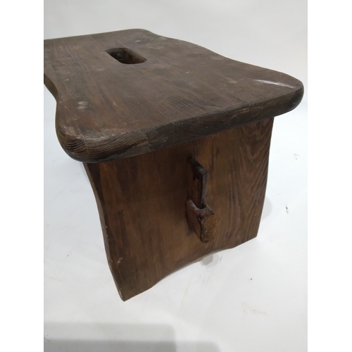 211 - Vintage Pine stool 39cm X 20cm X 21cm