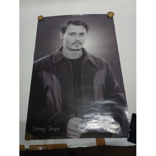 385 - Large poster of Johnny Depp 92cm x 61cm