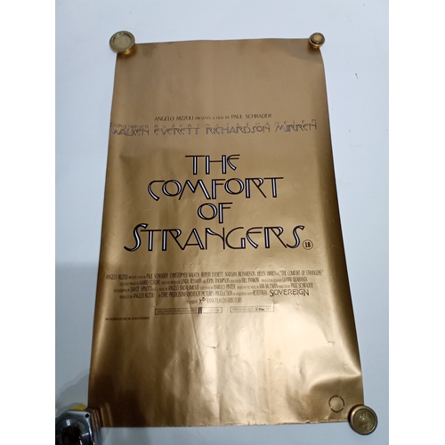 402 - Vintage cinema poster of THE COMFORT OF STRANGERS, Rank Film Distributors 1990. Size 77cm x 46cm