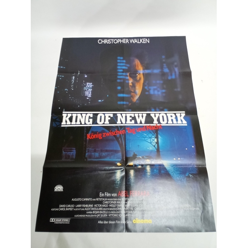 408 - Vintage cinema poster KING'S OF NEW YORK 84cm x 60cm