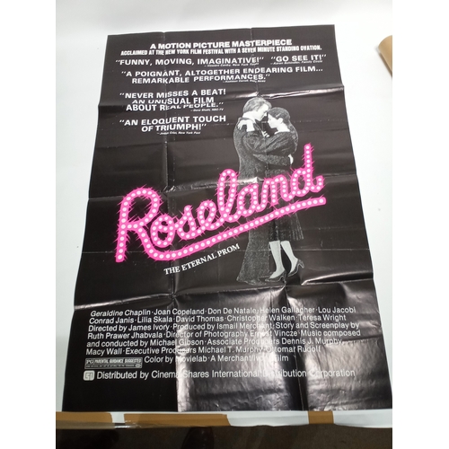 409 - Vintage French cinema poster ROSELAND 103CM X 69CM