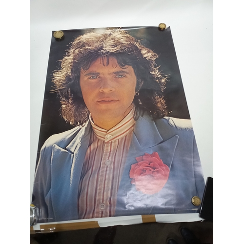 421 - Vintage poster of David Essex 100cm x 68cm