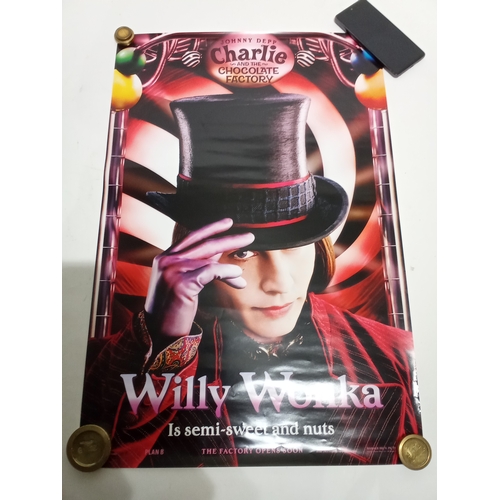 424 - Vintage poster, WILLY WONKA 69cm x 46cm