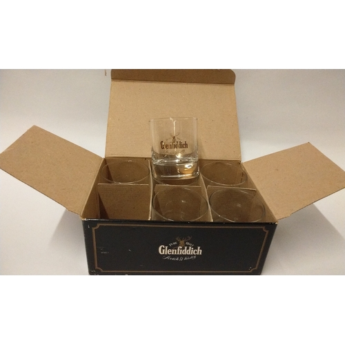 248 - Box of 6 Vintage x Glenfiddich Scotch Whisky Glasses