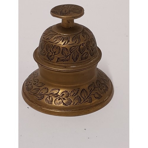 250 - Indian Brass Temple Bell, 7cm high