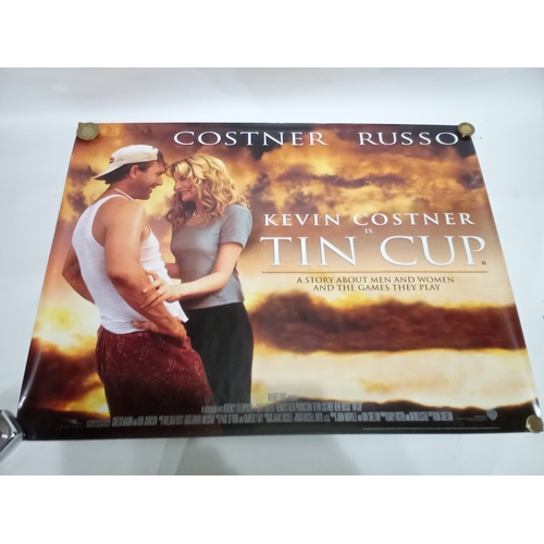 489 - Vintage cinema poster of TIN CUP STARRING KEVIN COSTNER 102CM X 77CM