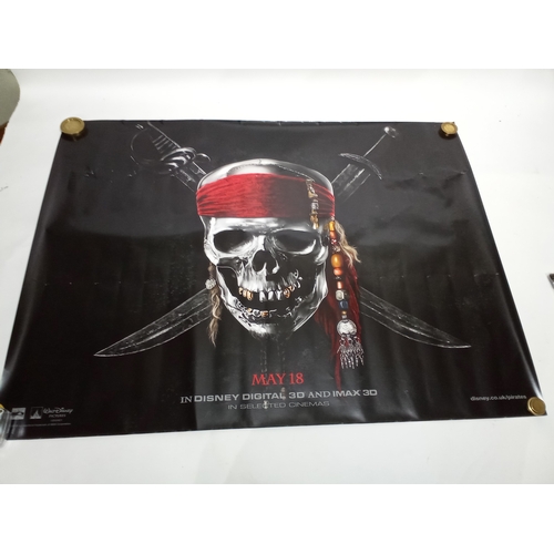 500 - Vintage cinema poster PIRATES OF THE CARIBBEAN  102cm x 77cm