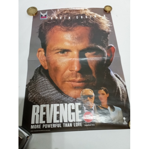 502 - Vintage cinema poster of REVENGE Starring Kevin Costner 60cm x 41cm