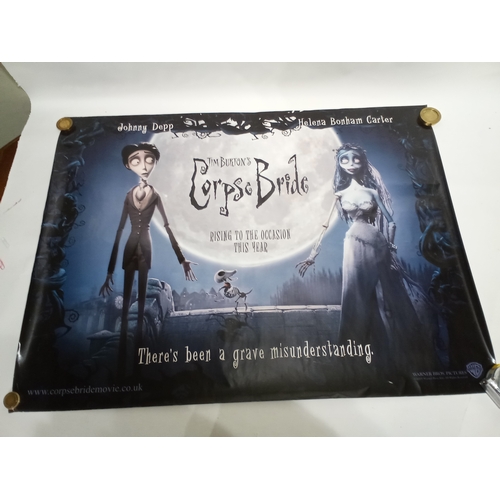 505 - Vintage cinema poster of TIM BURTON'S, CORPSE BRIDE  102CM X 77CM