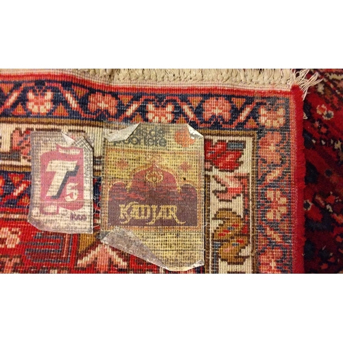 144 - Red ground Rug, 152cm x 87cm