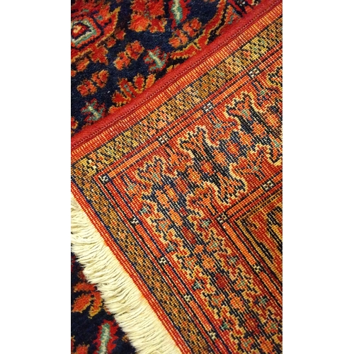 145 - Red Ground Rug, 189cm x 138cm