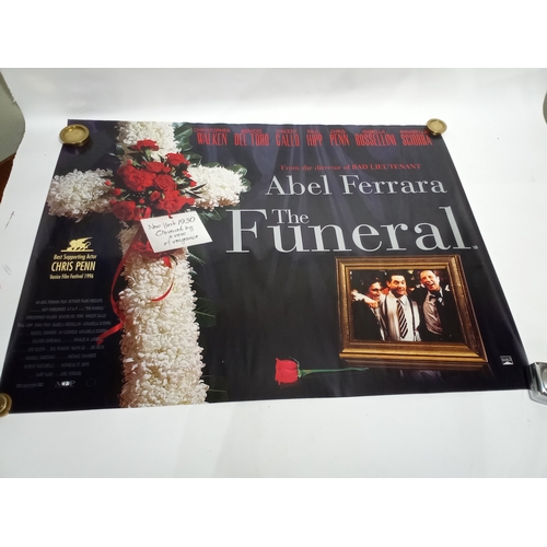 521 - Vintage cinema poster THE FUNERAL 102CM X 76CM