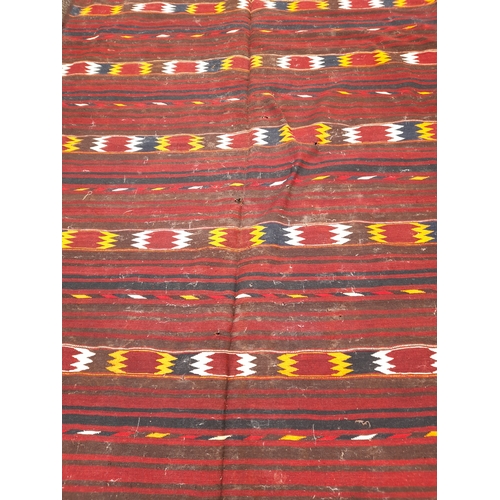 145A - large Kilim Rug , 435cm x 205cm