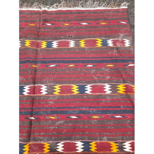 145A - large Kilim Rug , 435cm x 205cm