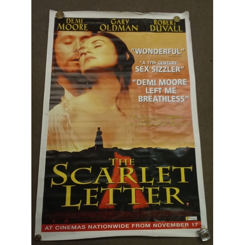 573 - Vintage cinema poster of THE SCARLET LETTER 182 X 121CM.