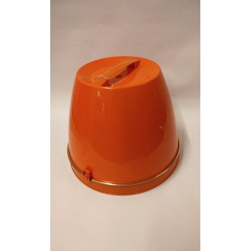 312 - Vintage orange plastic portable Hair Drier by Calor