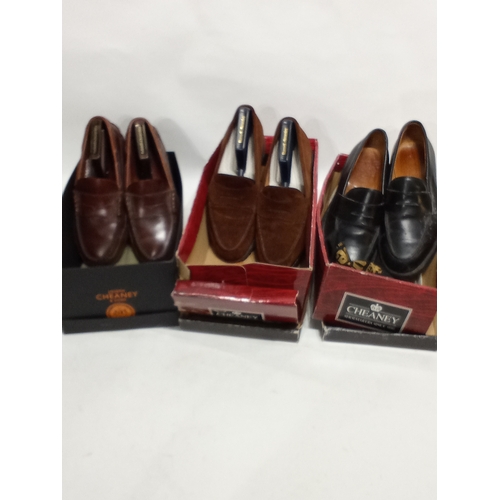 759 - 3 vintage pairs of mens loafers size 7 boxed