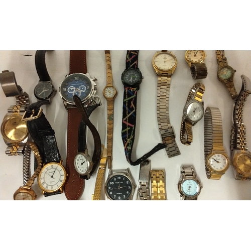 808 - Box of ladies and gents watches