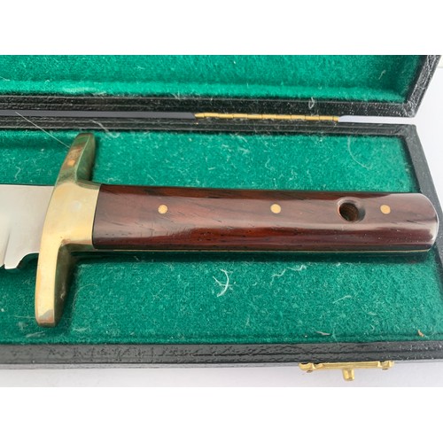 10A - Rare Limited Edition HOLLAND & HOLLAND English Bowie Knife In Original Presentation Box  To Commemor... 