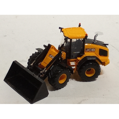 891 - New Ex Display Diecast JCB 419S With front loader 24cm x 11cm