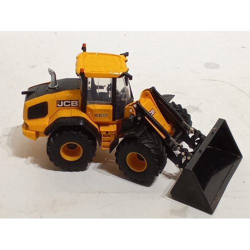 891 - New Ex Display Diecast JCB 419S With front loader 24cm x 11cm