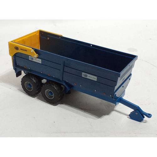 894 - New Ex Display Diecast Farm silage tipping trailer 25cm x 9cm