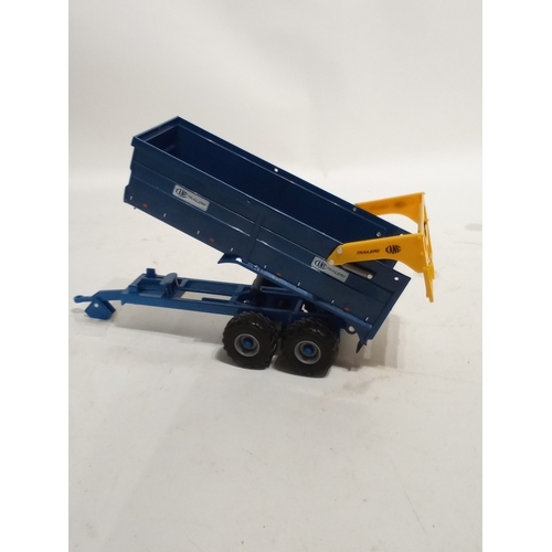 894 - New Ex Display Diecast Farm silage tipping trailer 25cm x 9cm