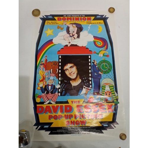 490 - Vintage poster, THE DAVID ESSEX POP_UP PICTURE SHOW. 81cm x 58cm