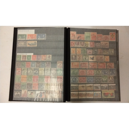 1201 - Stamp album with a comprehensive collection in alphabetical order