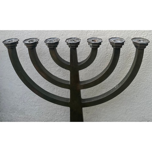 323 - Huge Freestanding  Temple Minorah 115 x 110 cms