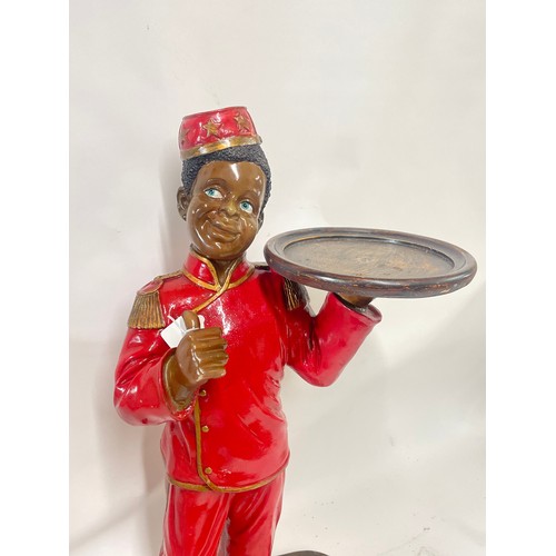 314 - Large  Blackmore Dumb Waiter Figure in the style of a Butler, 62cm high