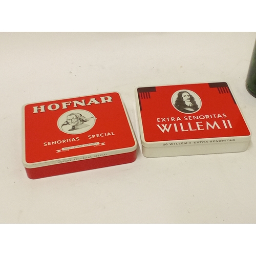 169 - Two full tin boxes of vintage cigars 20 in each 13cm x 11cm