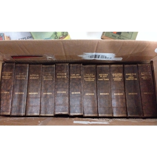 23 - Quantity Of Books To Include 16 x Charles Dickens novels printed by Oldham Press together with some ... 