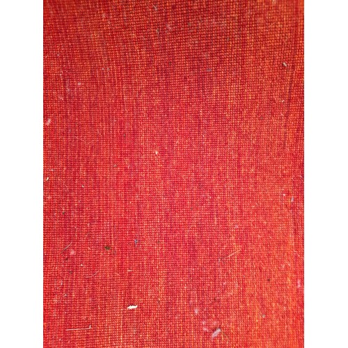 59 - Large Orange rug, 348cm x 252cm