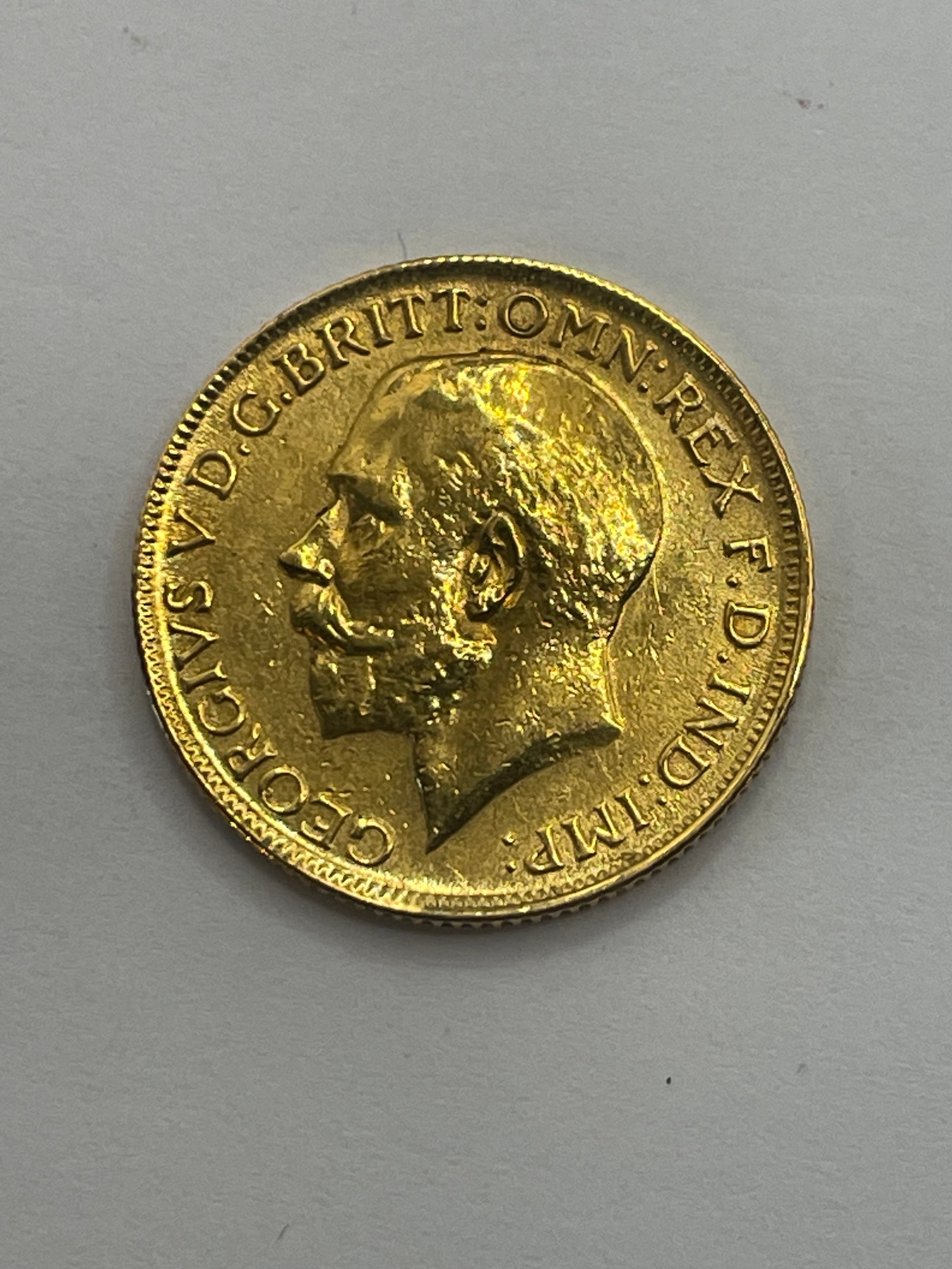 1913 Full Gold Sovereign