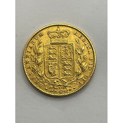 508 - Victorian Shield Back Full Gold Sovereign
1869. 41 In Mint Mark Area