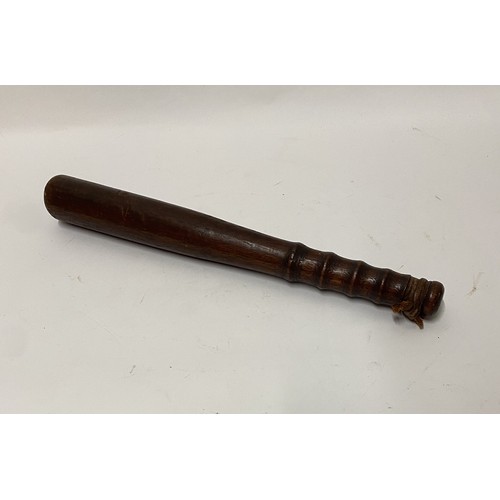 619 - Vintage  Wooden Truncheon 39cm Length