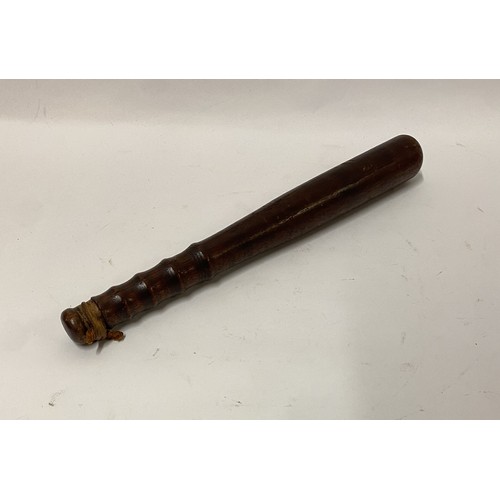 619 - Vintage  Wooden Truncheon 39cm Length