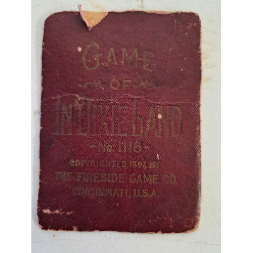 672 - Rare Antique  Card Game 'GAME OF DIXIE LAND' No1118 52 playing cards