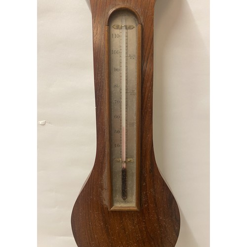 298 - Large Vintage Change Wall Barometer 96cm Height