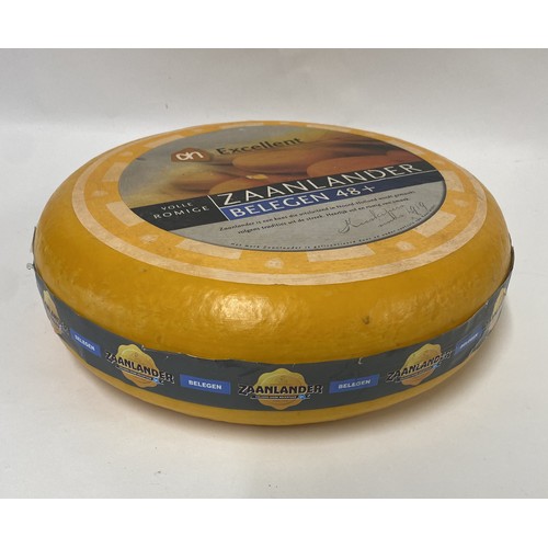 176 - Vintage Promotional Decorative Belgian Zaanlander Cheese Wheel Display Model 35cm Diameter